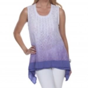 GIZEL Tops - NWT GIZEL BOUTIQUE LACE OMBRE TUNIC TOP GIZEL Tops - NWT GIZEL BOUTIQUE LACE OMBRE TUNIC TOP